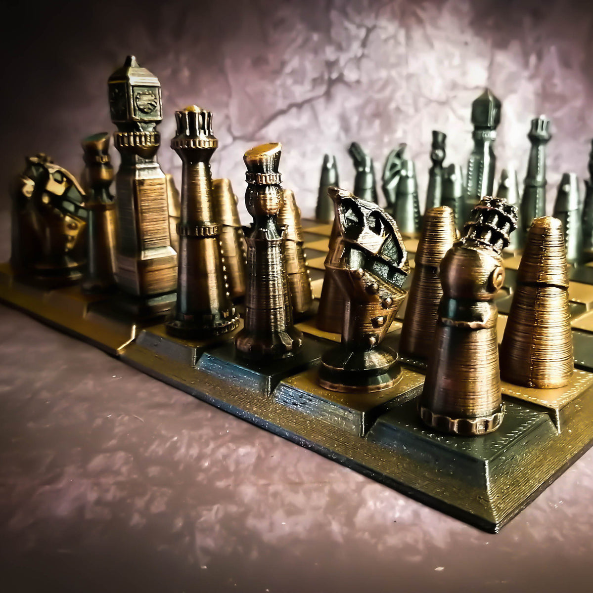 3D Printed Fantasy Chess Sets - Custom Gaming Boards | Steamprint