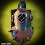 Steampunk Diving Helm Lamp