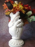 Heart Vase Sculpture