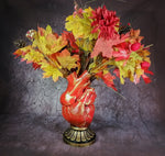 Heart Vase Sculpture
