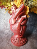 Heart Vase Sculpture
