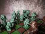 Fantasy Nature Chess Set