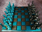 Egypt Chess 3D Printed