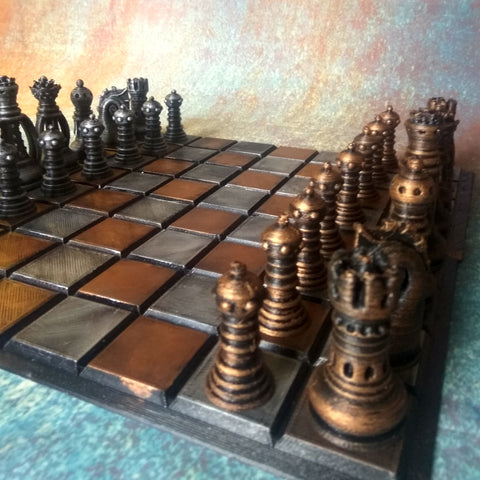 Steampunk Fantasy Chess Set